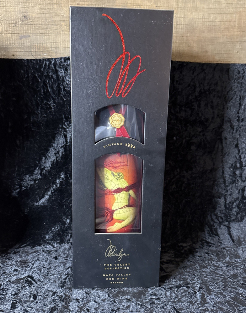 Marilyn Monroe Wine Bottle With Box – Empty