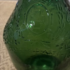 Vtg United Vintner&rsquo;s 4555 1/2 Gallon Green Glass Bottle Established-Asti-1881
