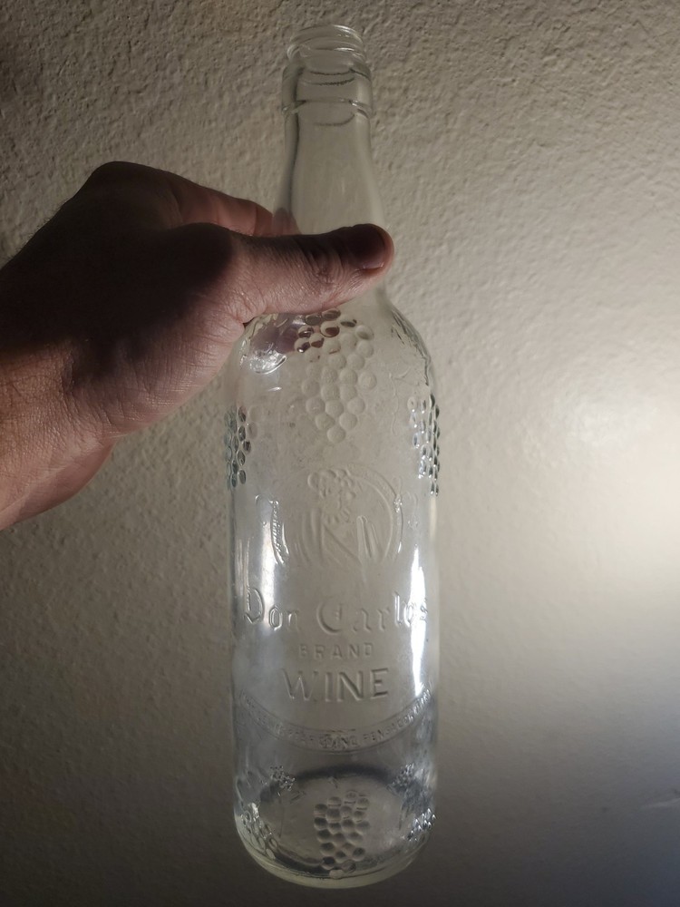 Vintage Don Carlos Brand Wine The Lewis Bear Co Pensacola Florida Bottle 1940s