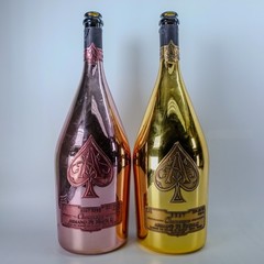 Rare Set Ace Of Spades Magnums 1.5L 1 Brut 1 Rosé Empty Bottles