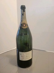 Vintage LARGE 3 QT Marmot Champagne Bottle 1961 EMPTY 18&Prime; Bottle Blanc De Blancs