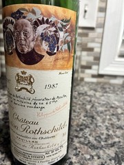 1987 Chateau Mouton Rothschild Empty Wine Bottle 750ml