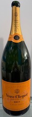 Champagne Veuve Clicquot Ponsardin Brut Mathusalem Empty Glass Bottle 6 Liter