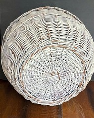 Vtg VIRESA CARBOY Bottle Wicker 5-Gal. Glass Demijohn 16½ » Jug 10½ lb Wine Beer
