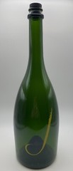 Emerald Green J Vinery Cuvee 12” Empty Wine Bottle, 750 ml, Inverted Base, EUC