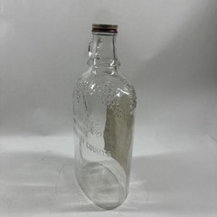 Vintage Fairview Wine Co. of Maine Clear Pressed Glass 1/2 Gallon Jug With Label