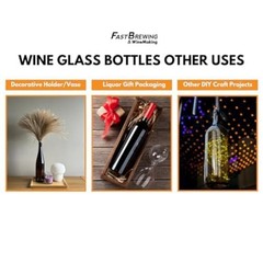 750ml Cobalt Blue Wine Bottles (Pack of 12) – Empty Bordeaux Liquor Bottles