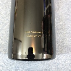2007 WSU Wichita State University Shocker Red Display Wine Bottle Huge 19.5&Prime;x6&Prime;