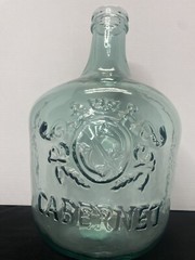 Vidrios San Miguel Hugh 17&Prime; 100% Recycled Green Cabernet Wine Jug
