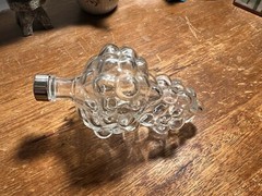 Vintage_Grape Cluster Shape_Clear_Glass Bottle_Made in France_C00L_cHECK iT_
