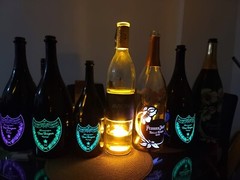 Dom Perignon Empty Display Bottle Luminous Bottle (1bottle 750 ML) JUS 1 BOTTLE