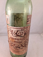 Rare Ja Hennessy Cognac Paper Labels 3 Star Early 1900&rsquo;s Liquor Bottle New York