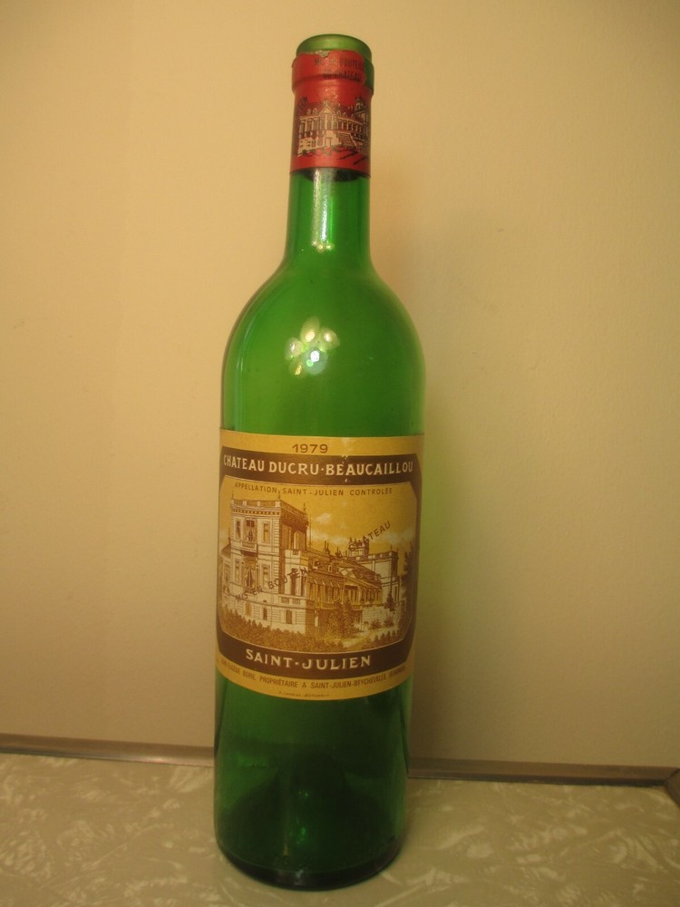 Chateau Ducru-Beaucaillou 1979 Empty Collectable Wine Bottle! Bordeaux France