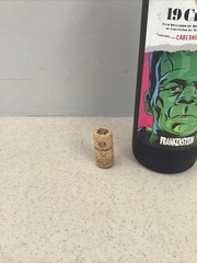 Universal Monsters FRANKENSTEIN Glow in Dark 19 Crimes Empty Wine Bottle RARE