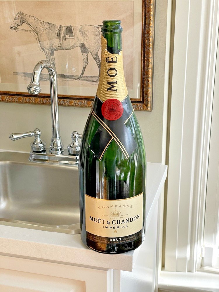 Moët & Chandon Imperial Brut Champagne Magnum 1.5L Empty Bottle – Display Decor