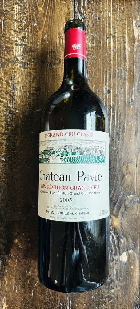 Chateau Pavie Wine Bottle Empty 2005 Magnum 1.5L France Collectible
