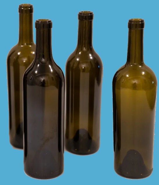 empty wine bottles lot (12)
