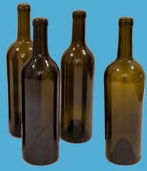 empty wine bottles lot (12)
