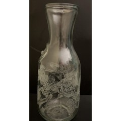 Vintage Paul Masson Norman Kosarin Wine Decanter Carafe Etched Glass 1852