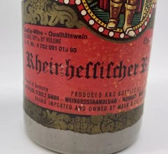 1978 Melkmeister Rheinhellilcher Rotwein German Wine Bottle Vintage Germany