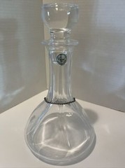 Crystal Cristal France Bourbon Glass Bottle