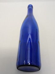 E. C. Kraus 750 mL Cobalt Blue Hock Wine Bottle