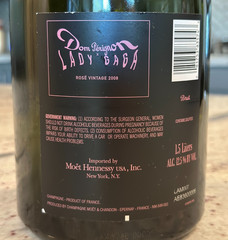 RARE Lady Gaga Dom X Perignon Rose Mag Luminous Light Up Pink Empty Bottle 1.5 L