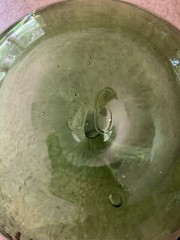 🇺🇸Demijohn 56 Wine Carboy Huge Green Glass Bottle 25.5&Prime; Tall 17.5&Prime; Wide🇺🇸