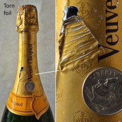 Veuve Clicquot Ponsardin Champagne 15&Prime; Empty Display SPECIMEN 1.5L Magnum Bottle