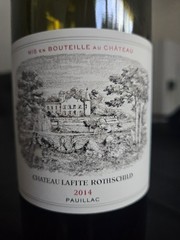2014 Chateau Lafite Rothschild empty bottle