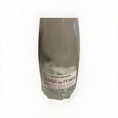 EMPTY 2024 Cote Des Roses Clear Glass Wine Bottle with Pink Stopper 13&Prime; Tall