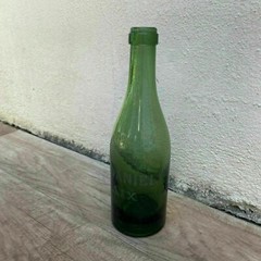 Old French Green Glass wine water pastis bottle circa 1920 22092112