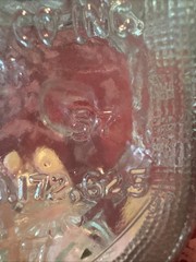 Vintage-57-Manischewitz Clear Half Gallon Wine Bottle,New York,USA(empty)(JU12A)