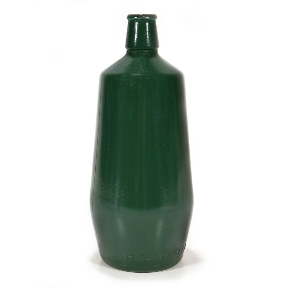 Vintage Portugal Green Wine Bottle J.M. Da Fonseca, Azeitao, Portugal, 9&Prime;