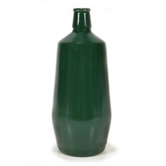 Vintage Portugal Green Wine Bottle J.M. Da Fonseca, Azeitao, Portugal, 9&Prime;