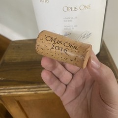 Opus One 2016 3.0L Empty/Unwashed Bottle w/ Cork!