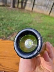 Antique Dark Green Wine Bottle 11½ Tall