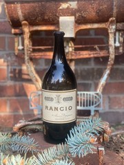 Vintage 1950s–70s Rancio Wine Bottle – Maria Vaqquier Frontignan France – 13”