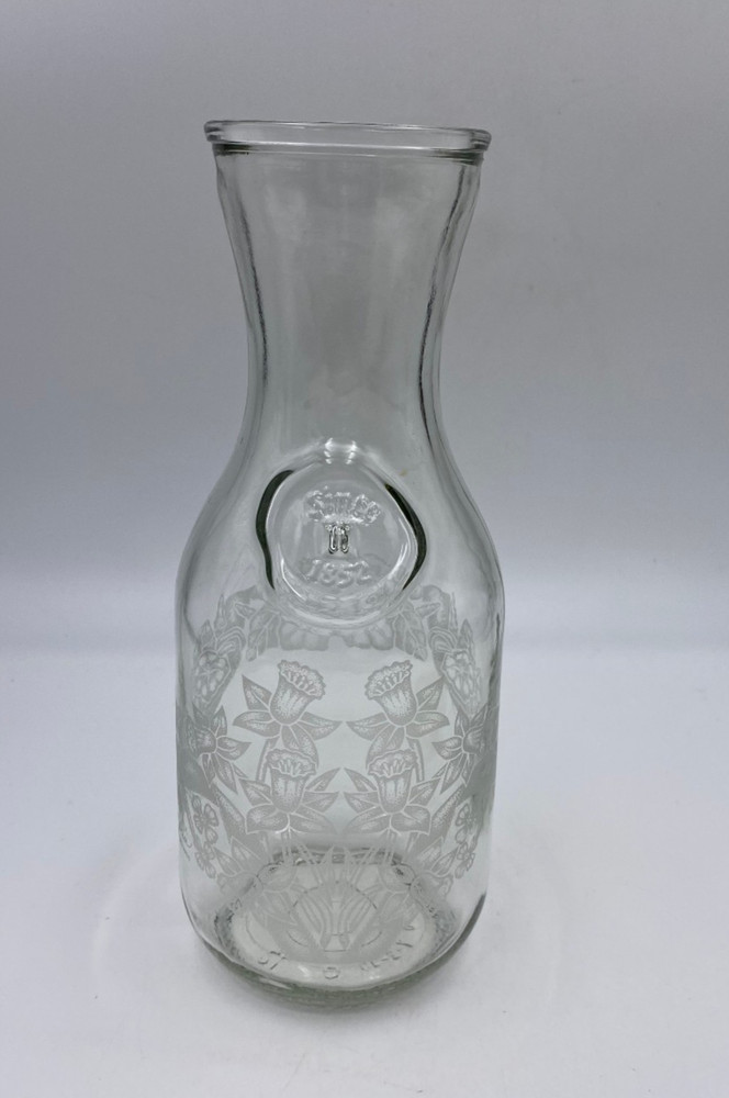 Vintage 1990 Paul Masson Wine Carafe Norman Kosarin Floral Design