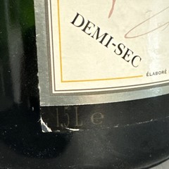 Veuve Clicquot Demi-Sec 1.5 Liter Decor/Prop Bottle