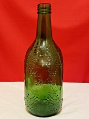 Vtg United Vintner&rsquo;s 4555 Half Gallon Green Glass Bottle Established-Asti-1881