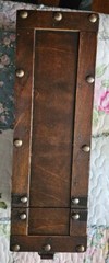Vintage Wood 14×5 in Single Bottle Wine Box