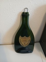 Cuvee Dom Perignon flatten spoon rest/ Kitchen decor. 12&Prime;L