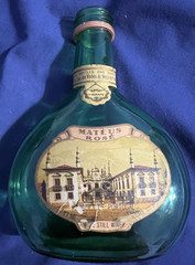 Mateus Rose Green Labeled 5 1/2&Prime; Bottle