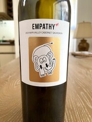 Empty 2019 Empathy Elephant Napa Cabernet Vee Friends Bottle Gary Vee