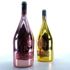 Rare Set Ace Of Spades Magnums 1.5L 1 Brut 1 Rosé Empty Bottles