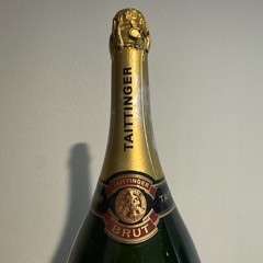 Taittinger Champagne Large 6 Liter Empty Prop/Display Bottle Intact