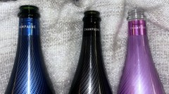 3 Bottle Set: 1 Luminous Bugatti Carbon Champagne, 1 Carbon Brut, & Carbon rosé
