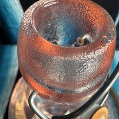 VTG Casadis Milano JUS DE Fruta Pink Wine Decanter 2 LITERS Antique