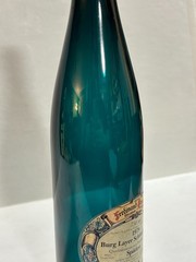 Ferdinand Pieroth German Wine Bottle 1979 Empty Blue Glass Vtg Collectible